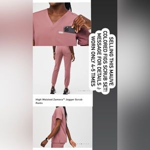 Size Small Figs Scrubs Top and Bottom (Petite bottom) ( Can be sold separate)